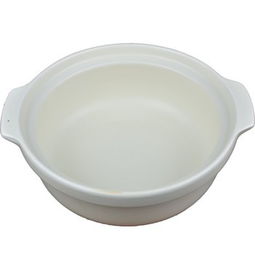 康百佳9.5英寸锂瓷平煲 融合现代美学与传统砂锅工艺的1800ml汤炖利器